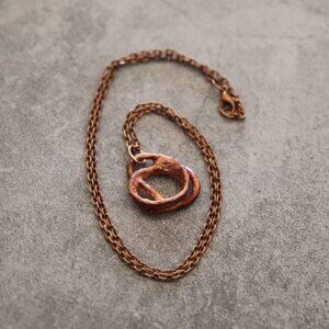 "Origin Halo" Forged in Fire Copper Necklace